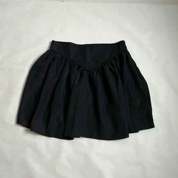 Sofie Schnoor Black Mini Skirt A-line Skater Pleated Size XS - Picture 1 of 7